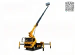 HOWO 30m aerial work platform truck with boom extended