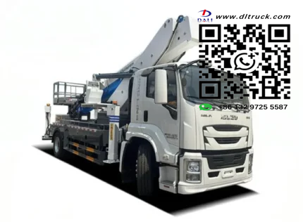 ISUZU 45m telescopic boom aerial work platform vehicle