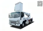 ISUZU 15m straight manlift truck with extended boom