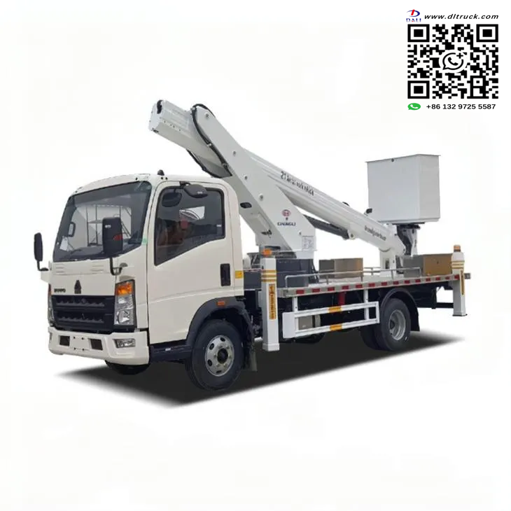 Factory Good Price Chengli Sinotruk 21m Aerial Work Platform Truck 1 Sinotruk 21m aerial work platform truck with ZZ104 chassis and SINOTRUK HW cabin