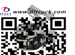 Side view of the HOWO 18m insulated bucket truck