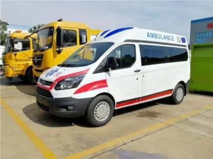 Ford V362 ambulance exterior side view from Chengli factory