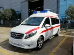 Mercedes Benz ambulance exterior side view