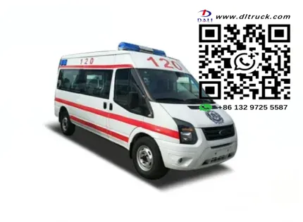 Ford V348 diesel ambulance exterior side view
