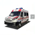 IVECO 4x2 ambulance exterior front view with CHENGLI branding