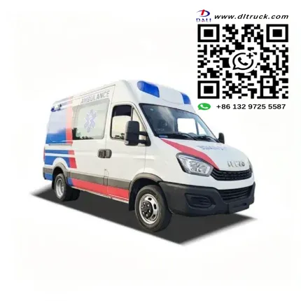 IVECO dual rear tires ambulance exterior view