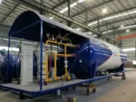 Chengli 50cbm 25MT LPG mobile filling skid station exterior view