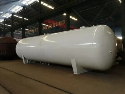80,000-liter LPG storage tank with cylindrical vessel