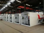 Chengli 10000L LPG skid station outdoor view