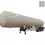 Chengli 61.9cbm LPG road tanker truck with three FUWA axles