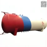 Chengli LPG filling plant tank 25tons 50000L exterior view