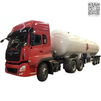 Chengli 49600L propane gas tanker trailer side profile view
