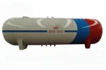 50 cbm LPG bullet tank with 19950 kg filling capacity