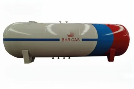 50 cbm LPG bullet tank with 19950 kg filling capacity