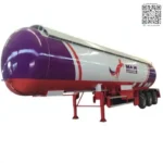 Chengli 50000L LPG carrier tanker side view showing tank body