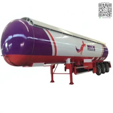 Chengli 50000L LPG carrier tanker side view showing tank body