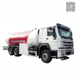 Nigeria HOWO LPG gas rigid truck from Chengli factory