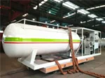 5 ton LPG skid station with 10000L tank at Chengli factory