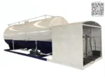 Chengli 40000L LPG tanker skid station exterior view