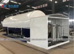 20 ton LPG storage tank on skid frame
