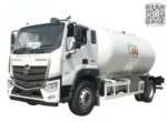 Chengli factory LPG tank truck front angle