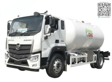 Chengli factory LPG tank truck front angle