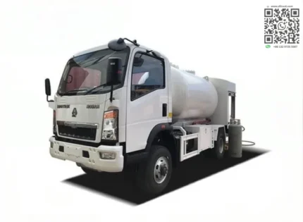 5000L LPG tank on Chengli bottling truck chassis