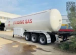 Chengli LPG tank trailer pumping system installation on tank