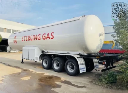 Chengli LPG tank trailer pumping system installation on tank