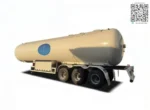 Q345 steel cylindrical tank body on chassis frame