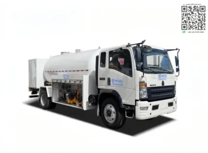 Q345R steel LPG tank with 10mm thickness on bobtail truck