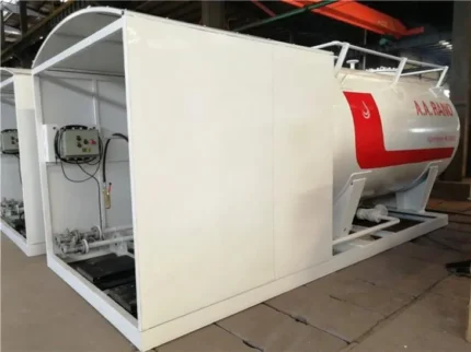 Carbon steel Q345R LPG tank with 10 mm shell thickness detail