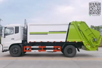 Close-up of 4mm carbon steel garbage bin body