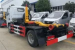 4CBM carbon steel Q235 garbage box on hook lift chassis