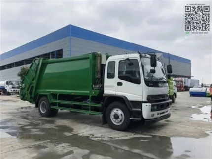 12 cubic meter compactor bin with hydraulic system