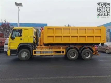 20 cbm cargo body mounted on chassis