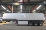 Round shape tanker body Q235 carbon steel construction.
