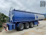 Five compartment mono block cylinder fuel tanker body