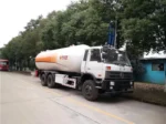 Q345R LPG tank with pressure and temperature gauges