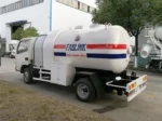 Q345R steel LPG tank on Dongfeng chassis