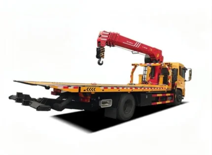 Factory direct price Dongfeng flatbed recovery truck from Chengli