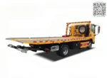 Hydraulic tilt platform extended on FAW tow truck