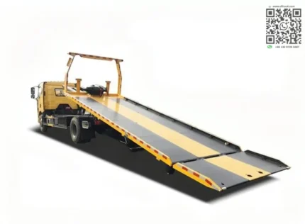 Tilt tray flatbed platform with 5mm checker plate
