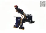 Telescopic boom crane on rotator tow truck body