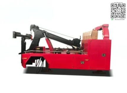 Side profile showing telescopic boom and winch system of Chengli wrecker