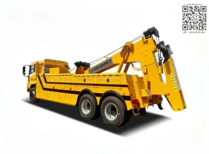 16 tons wrecker tow truck front view