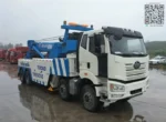 390HP diesel engine in FAW J6P rotation wrecker recovery truck
