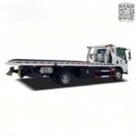 Flatbed platform with winch and under lift system on ISUZU chassis