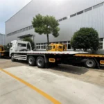 8mm anti-slip checkered steel plate on flatbed surface