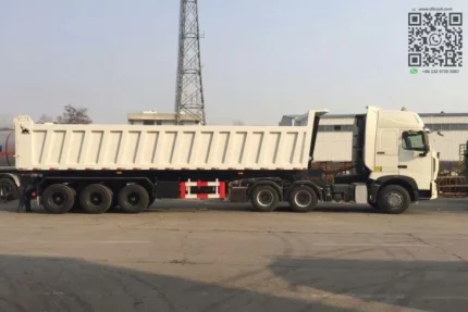 Hyva hydraulic lifting system on Chengli dump trailer